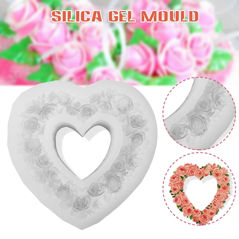 Rose Wreath Silicone Stencil Flower Garland Casting Die Soft DIY Craft Templates Soft for Cake Home Decor Party Ornament B99
Rose Wreath Silicone Stencil Flower Garland Casting Die Soft DIY Craft Templates Soft for Cake Home Decor Party Ornament B99