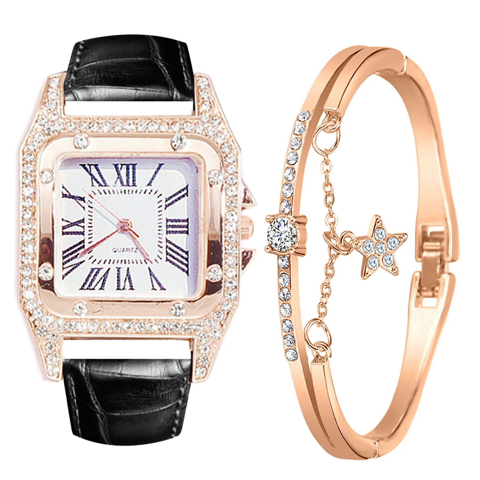 Women Diamond Watch Starry ial Bracelet Watches Set Ladies Leather Band Quartz Wristwatch Female Clock Zegarek Damski 2022 New
Women Diamond Watch Starry ial Bracelet Watches Set Ladies Leather Band Quartz Wristwatch Female Clock Zegarek Damski 2022 New