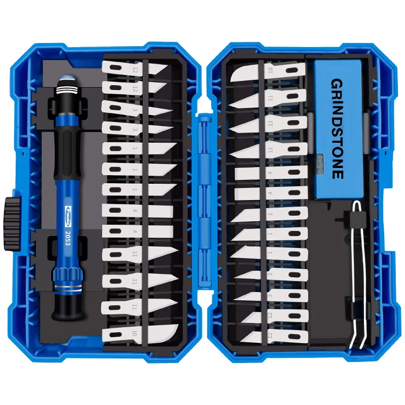 29PCS Carving Knife Set Carbon Steel Artwork Engraving Wood Cutter Kits Model Repair Paper Cuttings Multipurpose Sculpture Knife
29PCS Carving Knife Set Carbon Steel Artwork Engraving Wood Cutter Kits Model Repair Paper Cuttings Multipurpose Sculpture Knife