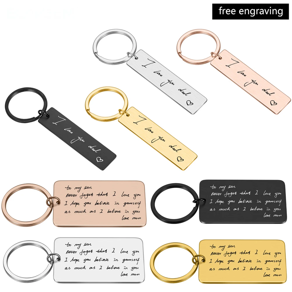 Personalized One Side Cute Couple Keychain Gift for Boyfriend Girlfriend Men Women Key Chains Gifts for Dad Son Key Accessories
Personalized One Side Cute Couple Keychain Gift for Boyfriend Girlfriend Men Women Key Chains Gifts for Dad Son Key Accessories