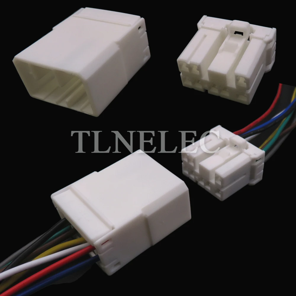 

8 Pin Way Automotive Male Female Wiring Harness Connector with Wires Auto Unsealed Sockets 174931-1 173850-1