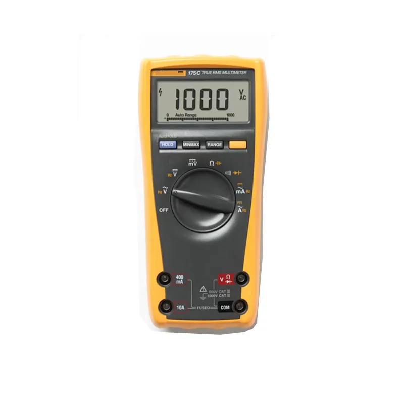 Original Flukes F175/F177/F179 Electricians True RMS Digital Multimeter CATIII 1000V/CATIV 600V
Original Flukes F175/F177/F179 Electricians True RMS Digital Multimeter CATIII 1000V/CATIV 600V