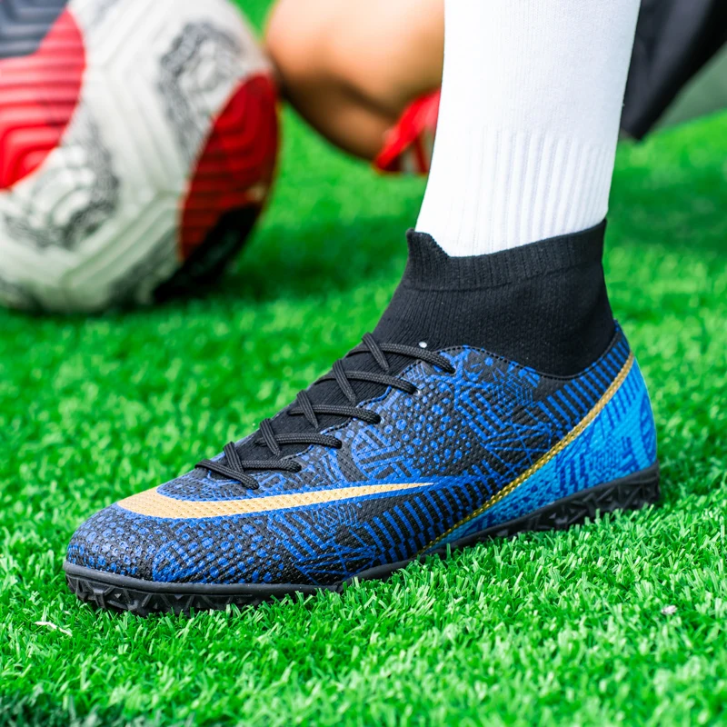Messi Football Boots Cleats Wholesale Chuteira Society Durable Comfortable Quality Soccer Shoes for Outdoor Light Futsal Sneaker
Messi Football Boots Cleats Wholesale Chuteira Society Durable Comfortable Quality Soccer Shoes for Outdoor Light Futsal Sneaker