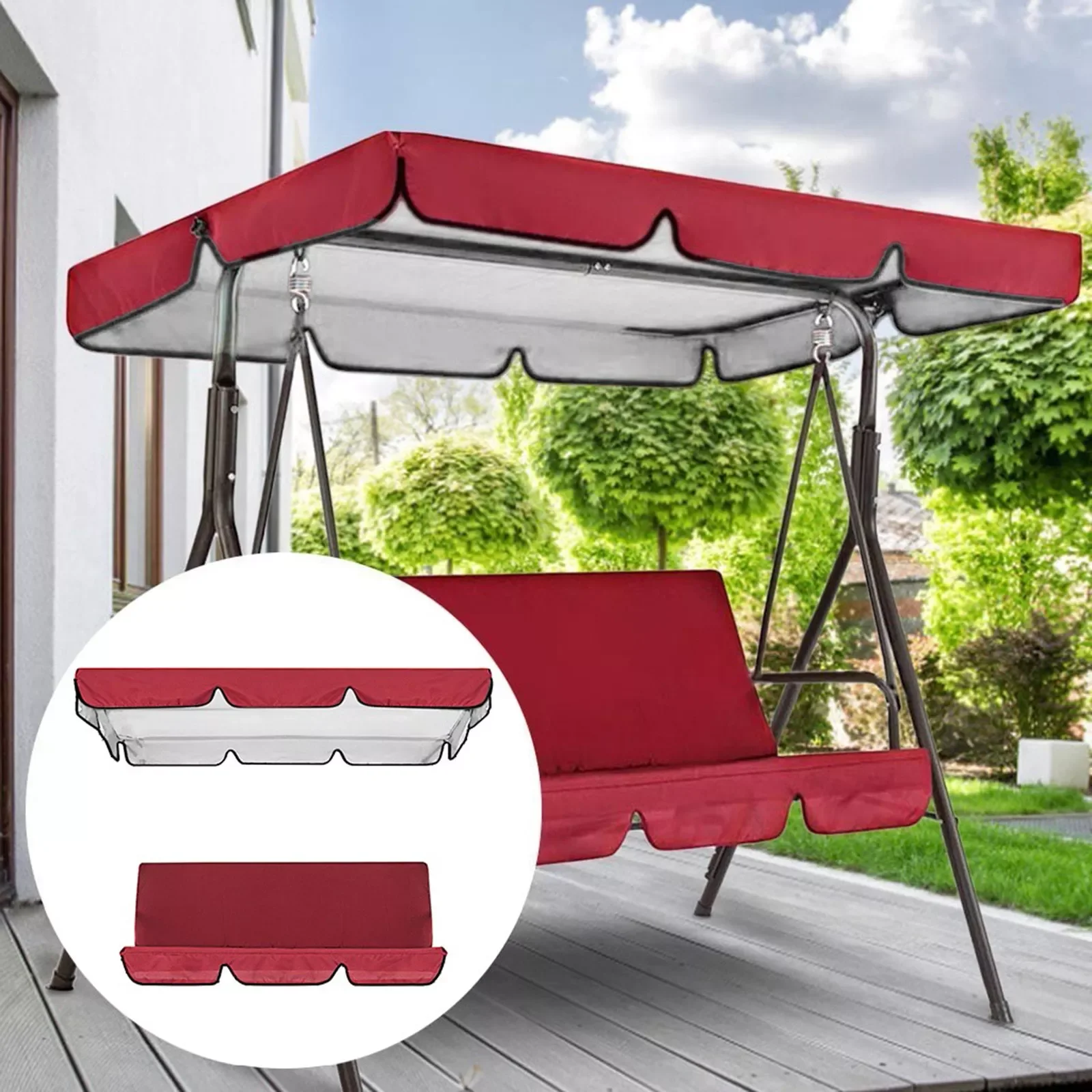 2023 Outdoor 2/3 Seater Waterproof Swing Cover Chair Bench Replacement Patio Garden Swing Case Chair Cushion Backrest Dust Cover
2023 Outdoor 2/3 Seater Waterproof Swing Cover Chair Bench Replacement Patio Garden Swing Case Chair Cushion Backrest Dust Cover