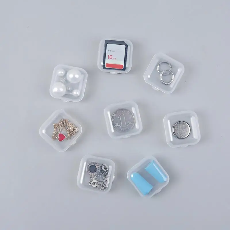 Portable Mini Boxes Transparent Dustproof Protection Box Pill Jewelry Earplugs Storage Case Container Home Organization Tools
Portable Mini Boxes Transparent Dustproof Protection Box Pill Jewelry Earplugs Storage Case Container Home Organization Tools