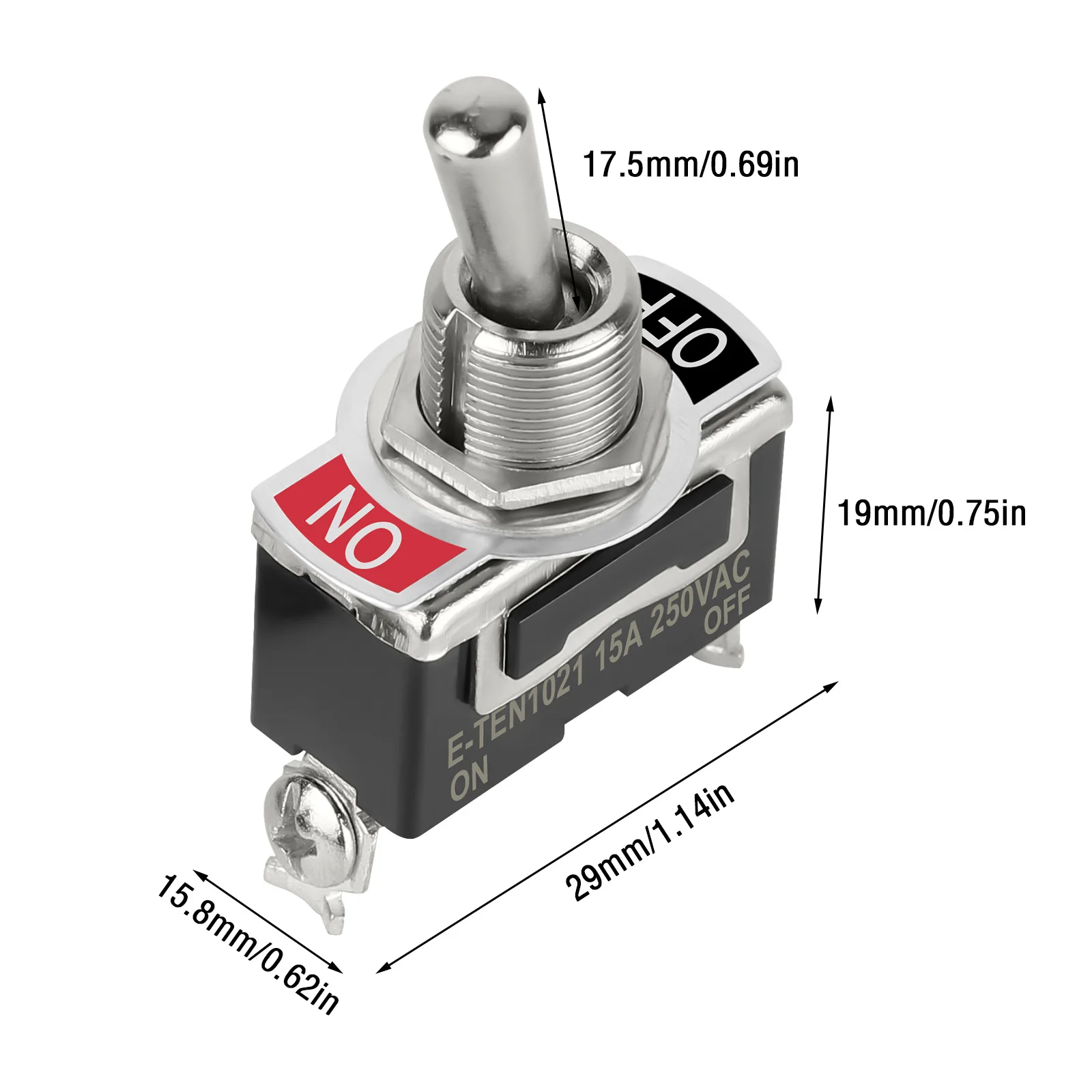 5pcs Heavy Duty Toggle Switch Waterproof Cover 12V ON OFF Car Dash Light 12 Volt SPST Metal Switch Set
5pcs Heavy Duty Toggle Switch Waterproof Cover 12V ON OFF Car Dash Light 12 Volt SPST Metal Switch Set