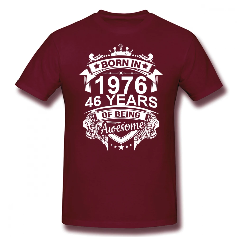 Born In 1976 46 Years for 46th Birthday Gift T Shirt Harajuku Clothing Short Sleeve T-shirt 100% Cotton Graphics Tshirt Tee Tops
Born In 1976 46 Years for 46th Birthday Gift T Shirt Harajuku Clothing Short Sleeve T-shirt 100% Cotton Graphics Tshirt Tee Tops