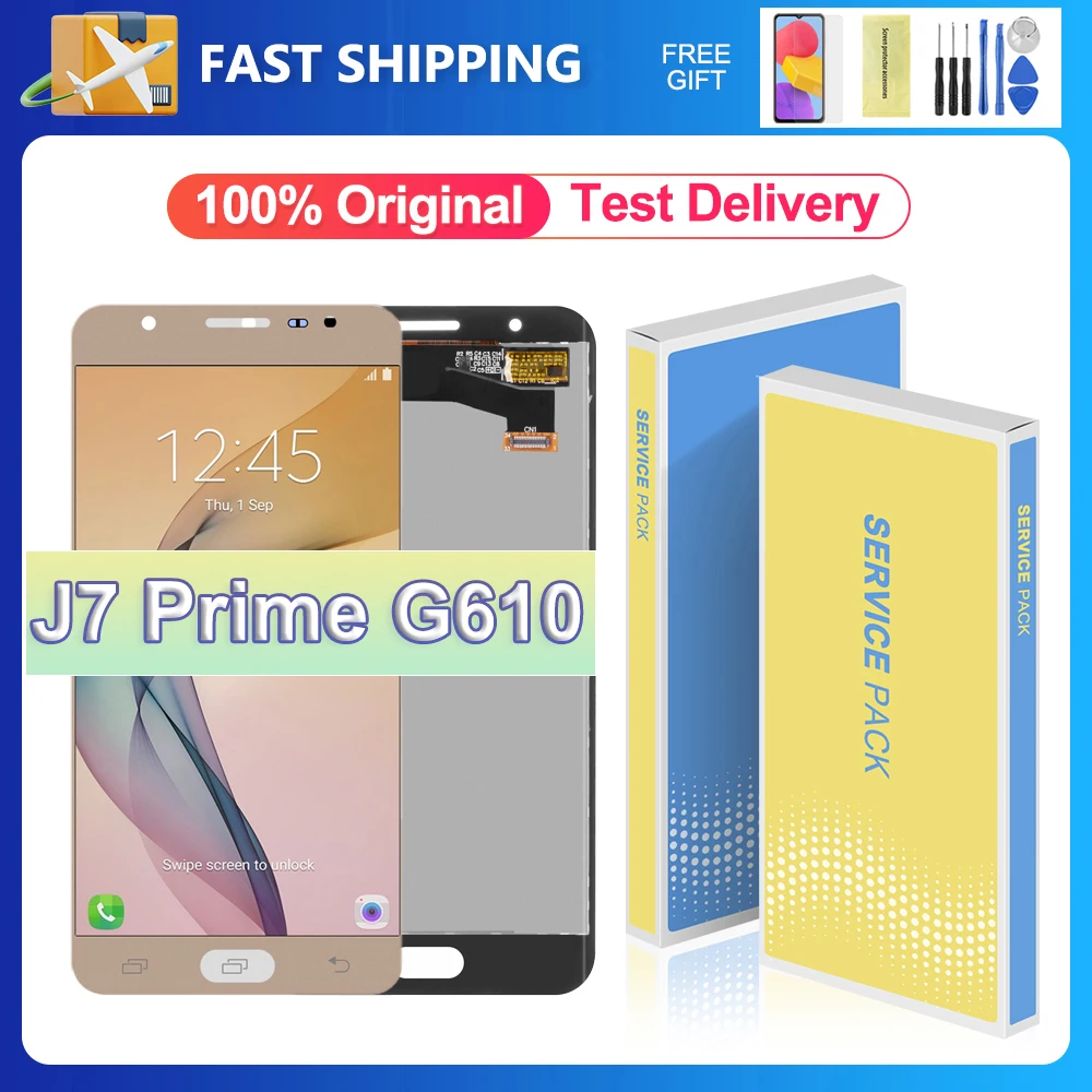 G610 LCD 5.5 " Original Display For SAMSUNG Galaxy J7 Prime LCD Touch Screen G610F G610M Digitizer Assembly Replacement Parts
G610 LCD 5.5 " Original Display For SAMSUNG Galaxy J7 Prime LCD Touch Screen G610F G610M Digitizer Assembly Replacement Parts