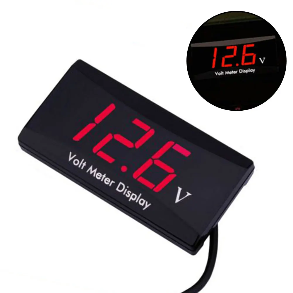 Mini LED Display Digital Voltmeter Panel Volt Voltage Meter Tester Reverse Connection Protection 12V For Car Motorcycle
Mini LED Display Digital Voltmeter Panel Volt Voltage Meter Tester Reverse Connection Protection 12V For Car Motorcycle