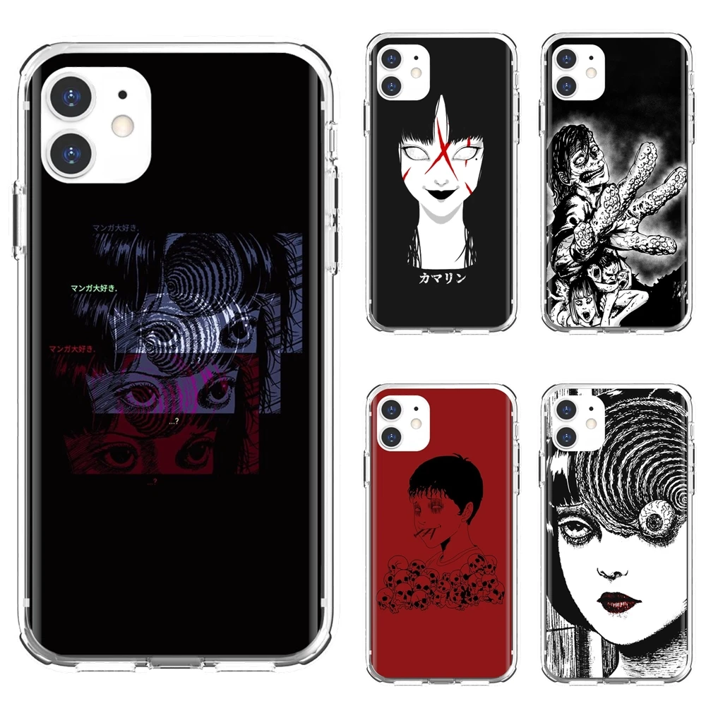 For iPod Touch iPhone 10 11 12 Pro 4S 5S SE 5C 6 6S 7 8 X XR XS Plus Max 2020 Phone Case Junji Ito Tees Horror Comics
For iPod Touch iPhone 10 11 12 Pro 4S 5S SE 5C 6 6S 7 8 X XR XS Plus Max 2020 Phone Case Junji Ito Tees Horror Comics