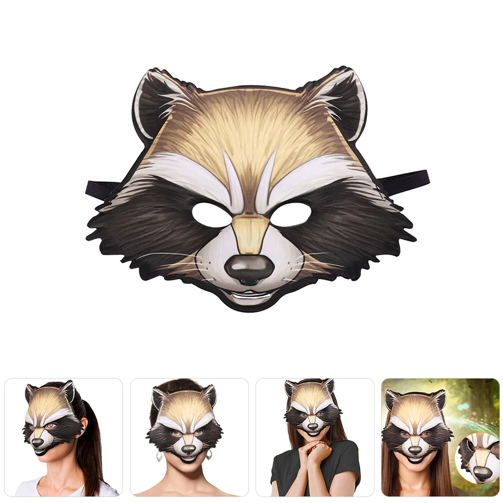 Carnival Mask Halloween Cosplay Prop Animal Decoration Adorable Party The For Raccoon
Carnival Mask Halloween Cosplay Prop Animal Decoration Adorable Party The For Raccoon