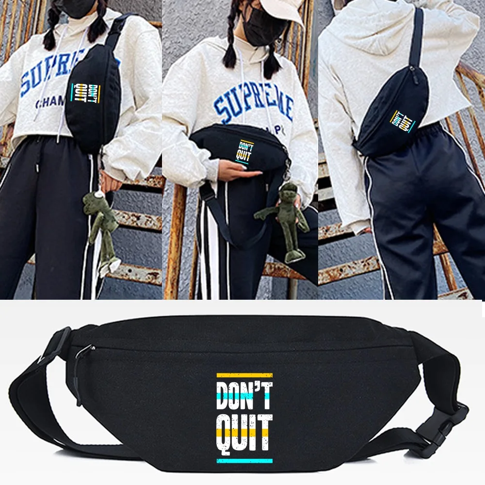 Waist Bags Black Chest Pack DON Letter Print Men Women Sport Shoulder Bags Fashion Crossbody Bag Travel Riding Sundries Handbag
Waist Bags Black Chest Pack DON Letter Print Men Women Sport Shoulder Bags Fashion Crossbody Bag Travel Riding Sundries Handbag