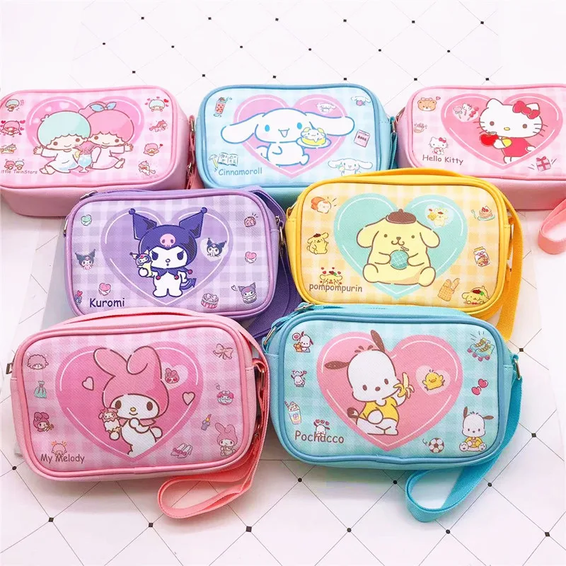 Sanrio сумка-мессенджер Kawaii мультфильм Hello Kitty Kuromi My Melody водонепроницаемый Pu аниме большой емкости Детский рюкзак девочка подарок
Sanrio сумка-мессенджер Kawaii мультфильм Hello Kitty Kuromi My Melody водонепроницаемый Pu аниме большой емкости Детский рюкзак девочка подарок