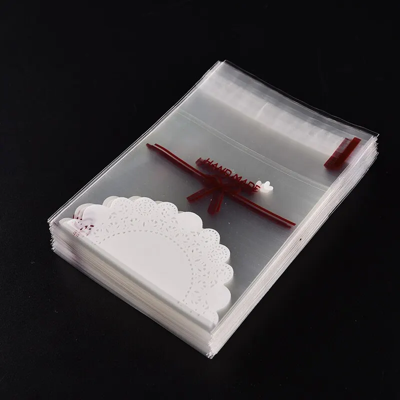 Lovely lace bow Print Gifts Bags Christmas Cookie packaging self-adhesive plastic bags for biscuits Candy Cake package 100 pcs
Lovely lace bow Print Gifts Bags Christmas Cookie packaging self-adhesive plastic bags for biscuits Candy Cake package 100 pcs