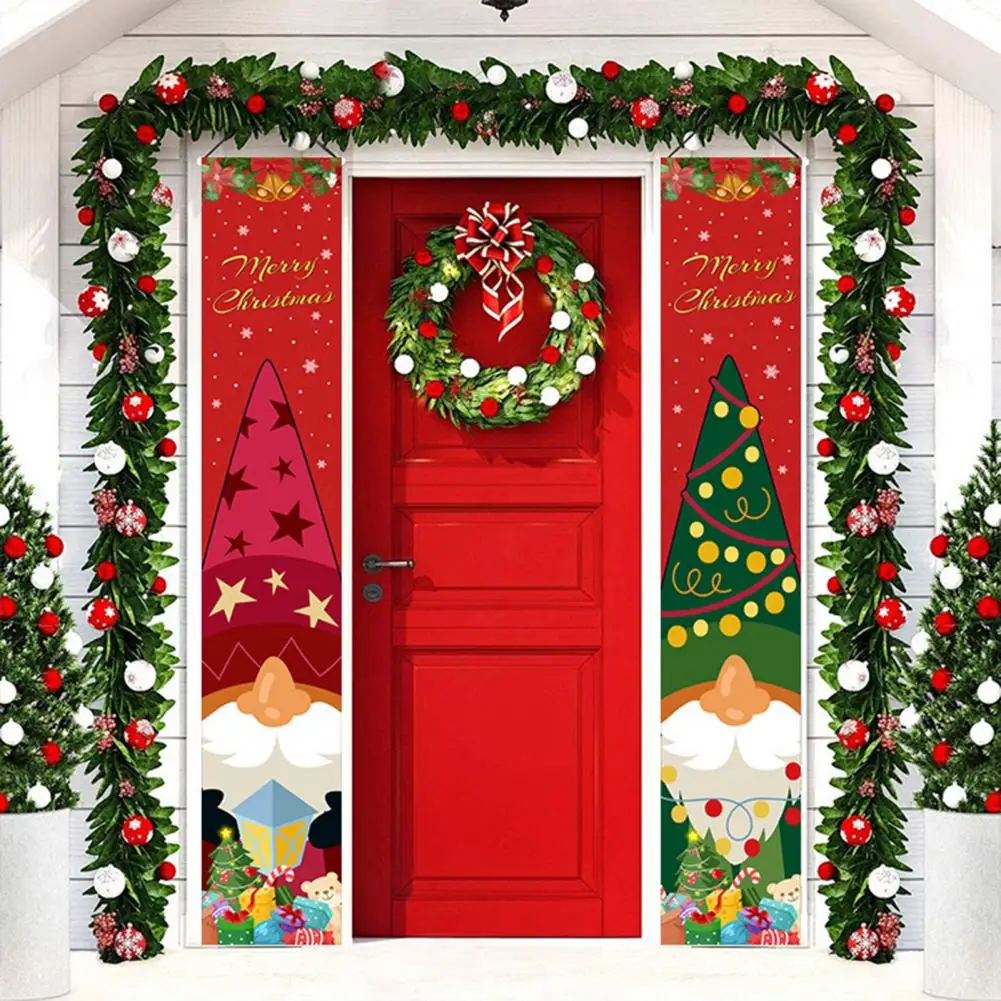 Strong Material Christmas Couplet Festive Christmas Door Banners Reusable Dwarf Cartoon Patterned Couplet Decorations for Home
Strong Material Christmas Couplet Festive Christmas Door Banners Reusable Dwarf Cartoon Patterned Couplet Decorations for Home