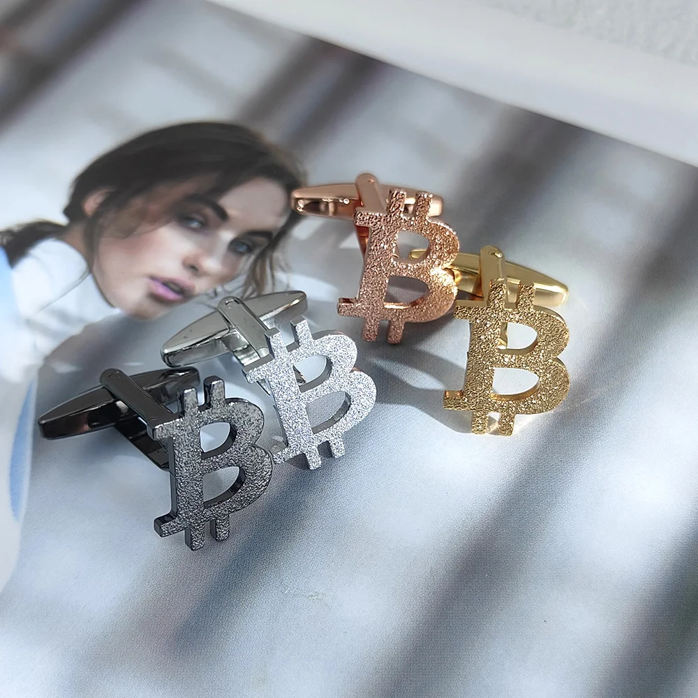 Stainless Steel Bitcoin Frosting Cufflinks for Men Fashion Gold Jewelry Cufflinks Accessories Wedding Groomsman Gift Wholesale
Stainless Steel Bitcoin Frosting Cufflinks for Men Fashion Gold Jewelry Cufflinks Accessories Wedding Groomsman Gift Wholesale