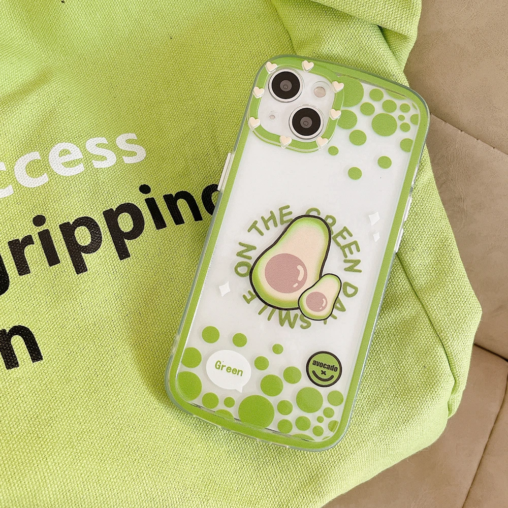 Cartoon Green Avocado Phone Case for iPhone 12 Pro Max 11 13 Pro Xs Max XR X Protective Soft Silicone Clear Back Cover Bumper
Cartoon Green Avocado Phone Case for iPhone 12 Pro Max 11 13 Pro Xs Max XR X Protective Soft Silicone Clear Back Cover Bumper