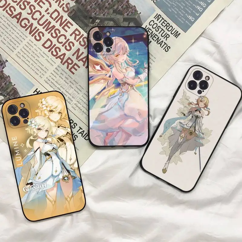 Genshin Impact Lumine Phone Case For iPhone 14 11 12 13 Mini Pro Max 8 7 6 6S Plus X SE 2020 XR XS Funda Case
Genshin Impact Lumine Phone Case For iPhone 14 11 12 13 Mini Pro Max 8 7 6 6S Plus X SE 2020 XR XS Funda Case