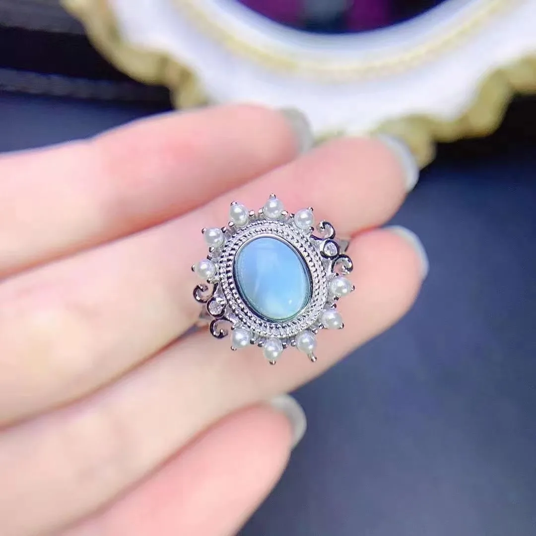 Женское кольцо с синим камнем FS, подарочное ювелирное изделие из чистого серебра 925 пробы 6 х8 
Женское кольцо с синим камнем FS, подарочное ювелирное изделие из чистого серебра 925 пробы 6 х8