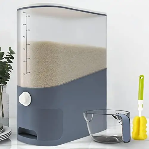 Lbs Rice Dispenser, Large Sealed Grain Container Storage with Measuring Cup, Rice Container Kitchen Organization and Pantry Stor
Lbs Rice Dispenser, Large Sealed Grain Container Storage with Measuring Cup, Rice Container Kitchen Organization and Pantry Stor