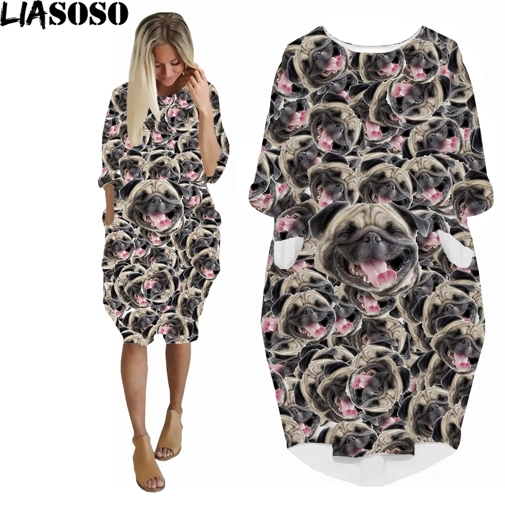 Новинка 2022 г., женское свободное платье с длинным рукавом и карманами, с 3D-принтом
Новинка 2022 г., женское свободное платье с длинным рукавом и карманами, с 3D-принтом