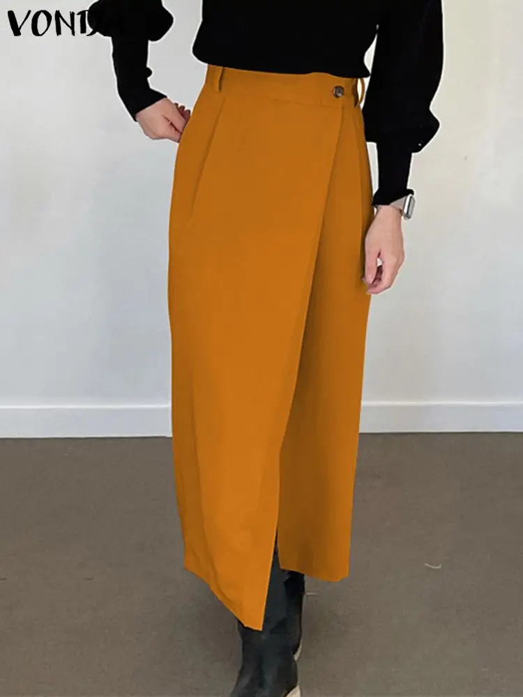 VONDA Y2K Elegant A-Line Party Skirt Female Casual Faldas Saia Button Long Skirts Fashion Women High Waist Street Jupe Oversize
VONDA Y2K Elegant A-Line Party Skirt Female Casual Faldas Saia Button Long Skirts Fashion Women High Waist Street Jupe Oversize