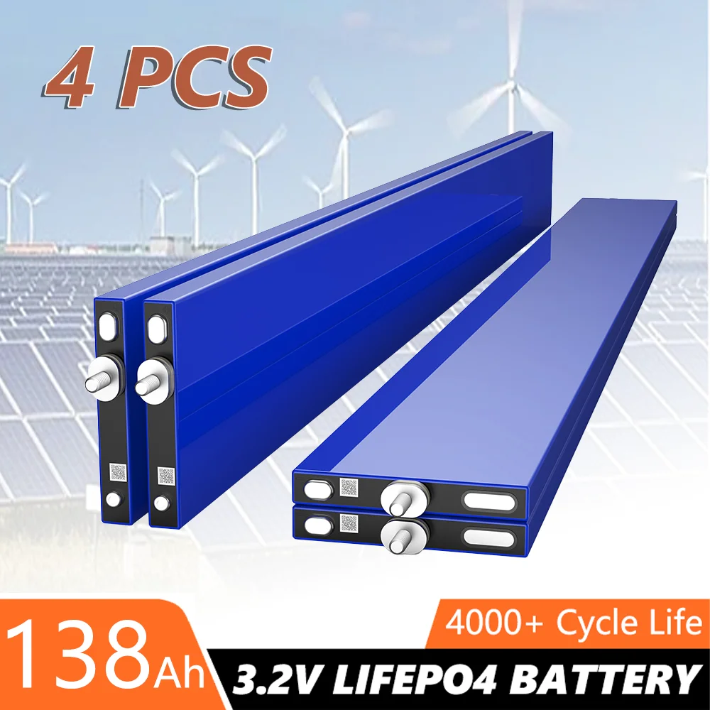 BYD Blade Battery Cell LiFePO4 3.2V 138Ah Lithium Iron Phosphate Storage Power Battery Suitable for RV Home Energy Storage
BYD Blade Battery Cell LiFePO4 3.2V 138Ah Lithium Iron Phosphate Storage Power Battery Suitable for RV Home Energy Storage