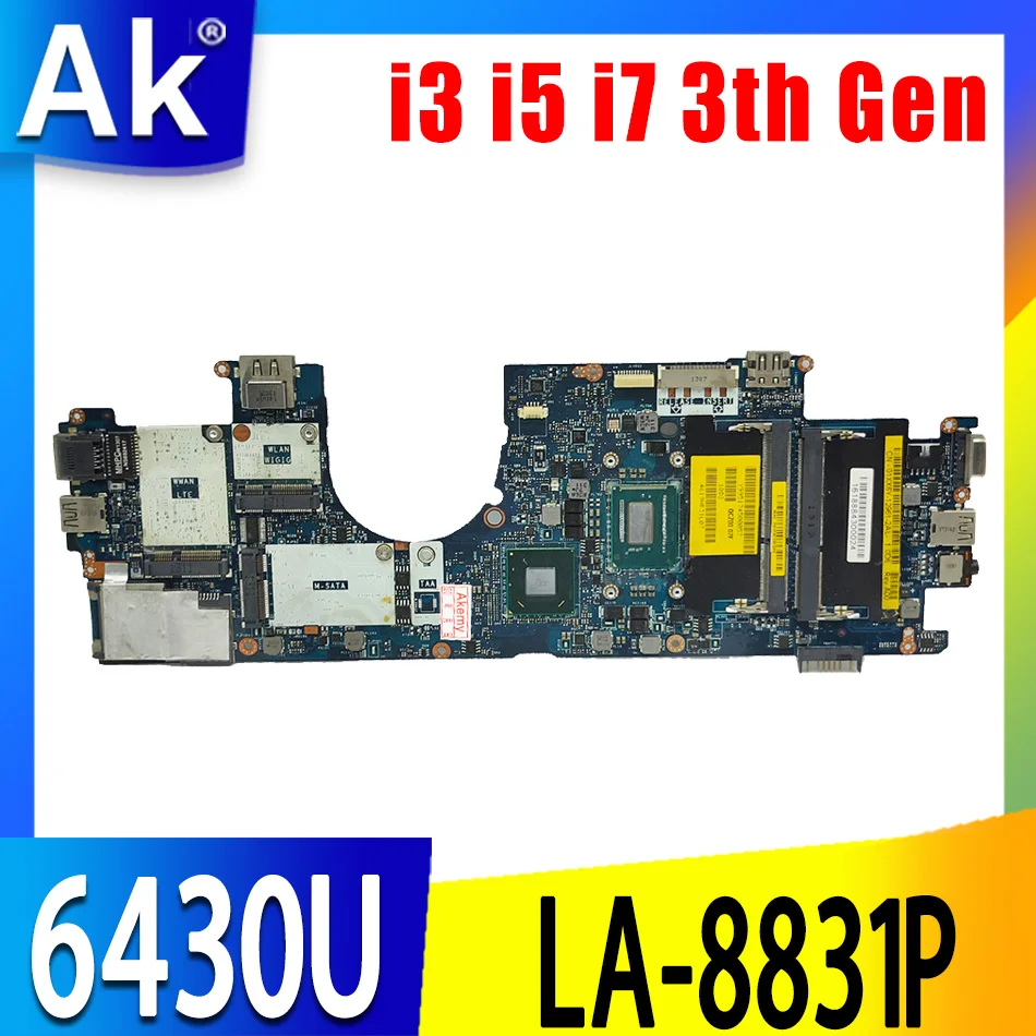 Материнская плата для ноутбука Dell Latitude 6430u 08K51X 0F31M6 CN-0V80FM QCZ00 LA-8831P с процессором i3 i5 i7 3-го поколения
Материнская плата для ноутбука Dell Latitude 6430u 08K51X 0F31M6 CN-0V80FM QCZ00 LA-8831P с процессором i3 i5 i7 3-го поколения