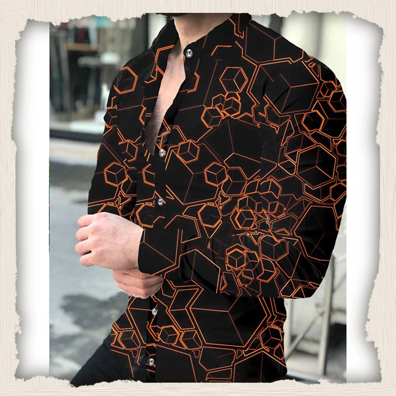Luxury Fashion Men Shirts Oversized Casual Shirt Stripe Print Long Sleeve Tops Men's Clothing Prom Cardigan Blouses High Quality
Luxury Fashion Men Shirts Oversized Casual Shirt Stripe Print Long Sleeve Tops Men's Clothing Prom Cardigan Blouses High Quality