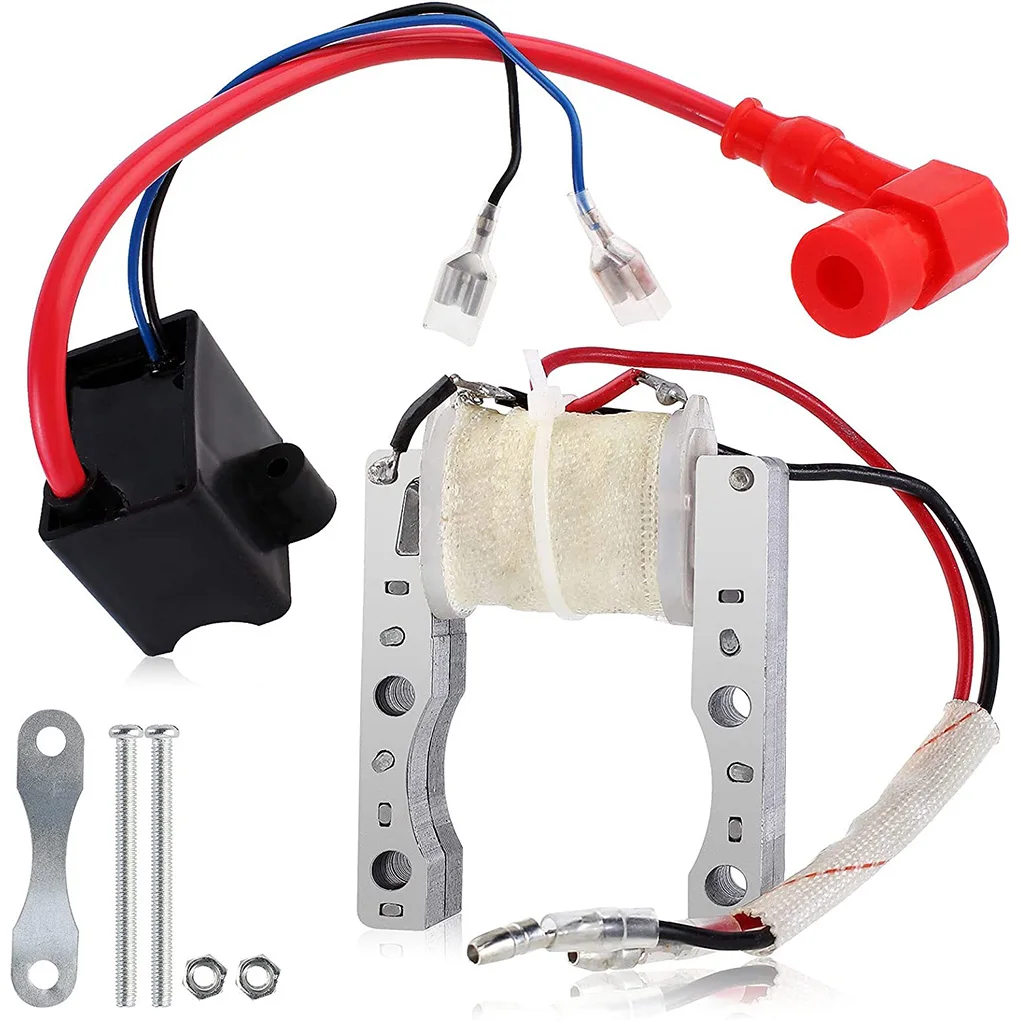 Набор для ремонта двигателя 80 куб. См Профессиональный легкий статорный катушка зажигания CDI Свеча зажигания моторизованный электронный мо... 
Набор для ремонта двигателя 80 куб. См Профессиональный легкий статорный катушка зажигания CDI Свеча зажигания моторизованный электронный мо...