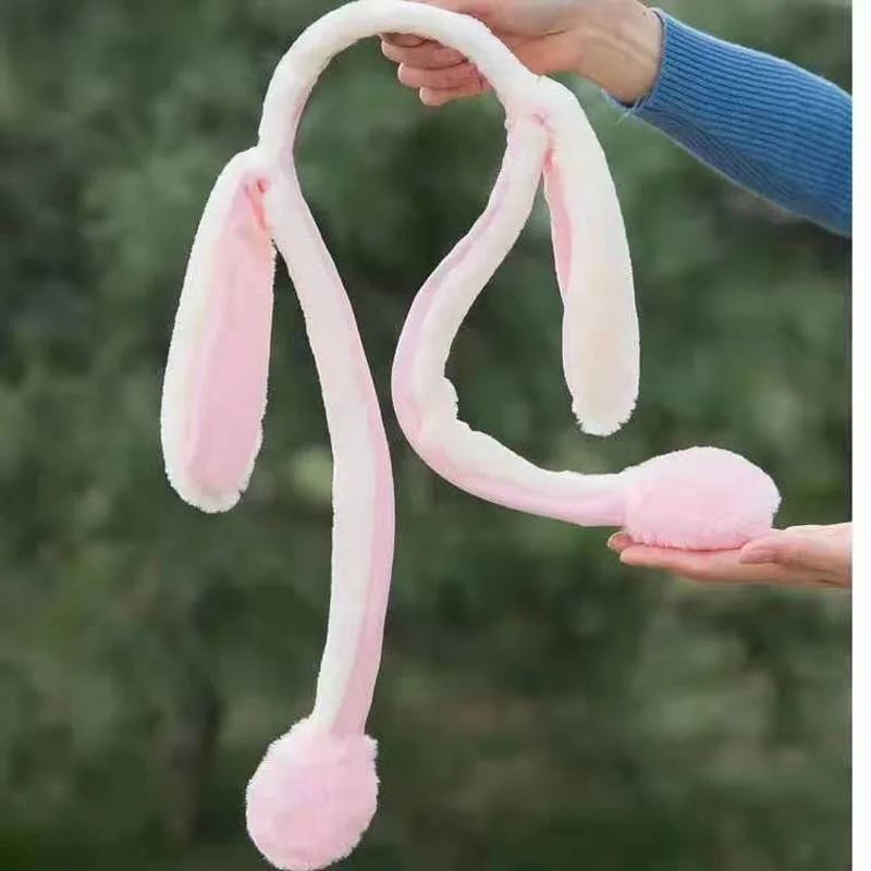 Cute Rabbit Hat with Moving Ears Bunny Hat Ears Warm Plush Sweet Airbag Cap Cosplay Girls Hair Accessories Bunny Hat
Cute Rabbit Hat with Moving Ears Bunny Hat Ears Warm Plush Sweet Airbag Cap Cosplay Girls Hair Accessories Bunny Hat
