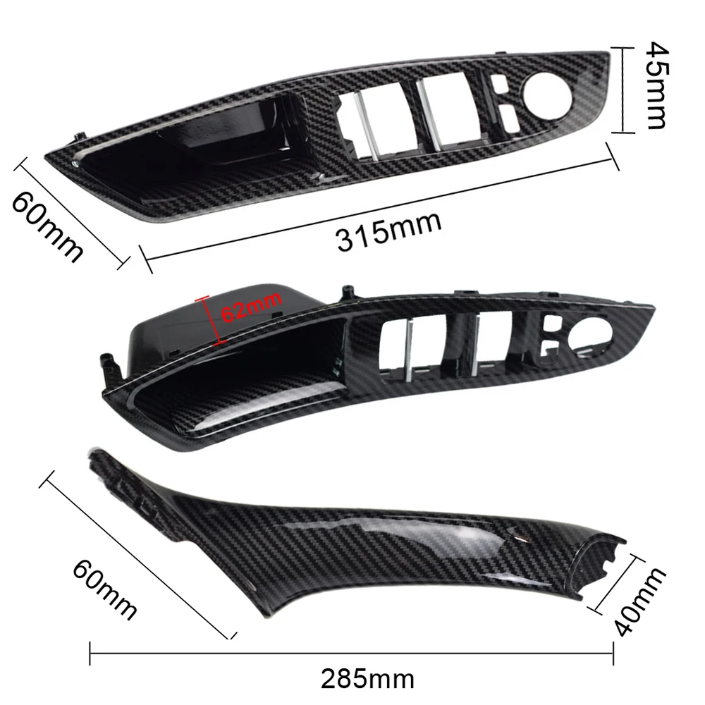 Quality Interior Front Door Armrest Panel Trim Pull Handle Set Replacement For BMW 5 Series F10 F11 F18 520i 523i 525i 528i 535i
Quality Interior Front Door Armrest Panel Trim Pull Handle Set Replacement For BMW 5 Series F10 F11 F18 520i 523i 525i 528i 535i