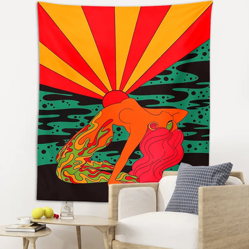 80's Aesthetic Tapestry Wall Hanging Colorful Sun Home Wall Decor Psychedelic Tapestry Boho Bedroom Living Room Decor
80's Aesthetic Tapestry Wall Hanging Colorful Sun Home Wall Decor Psychedelic Tapestry Boho Bedroom Living Room Decor