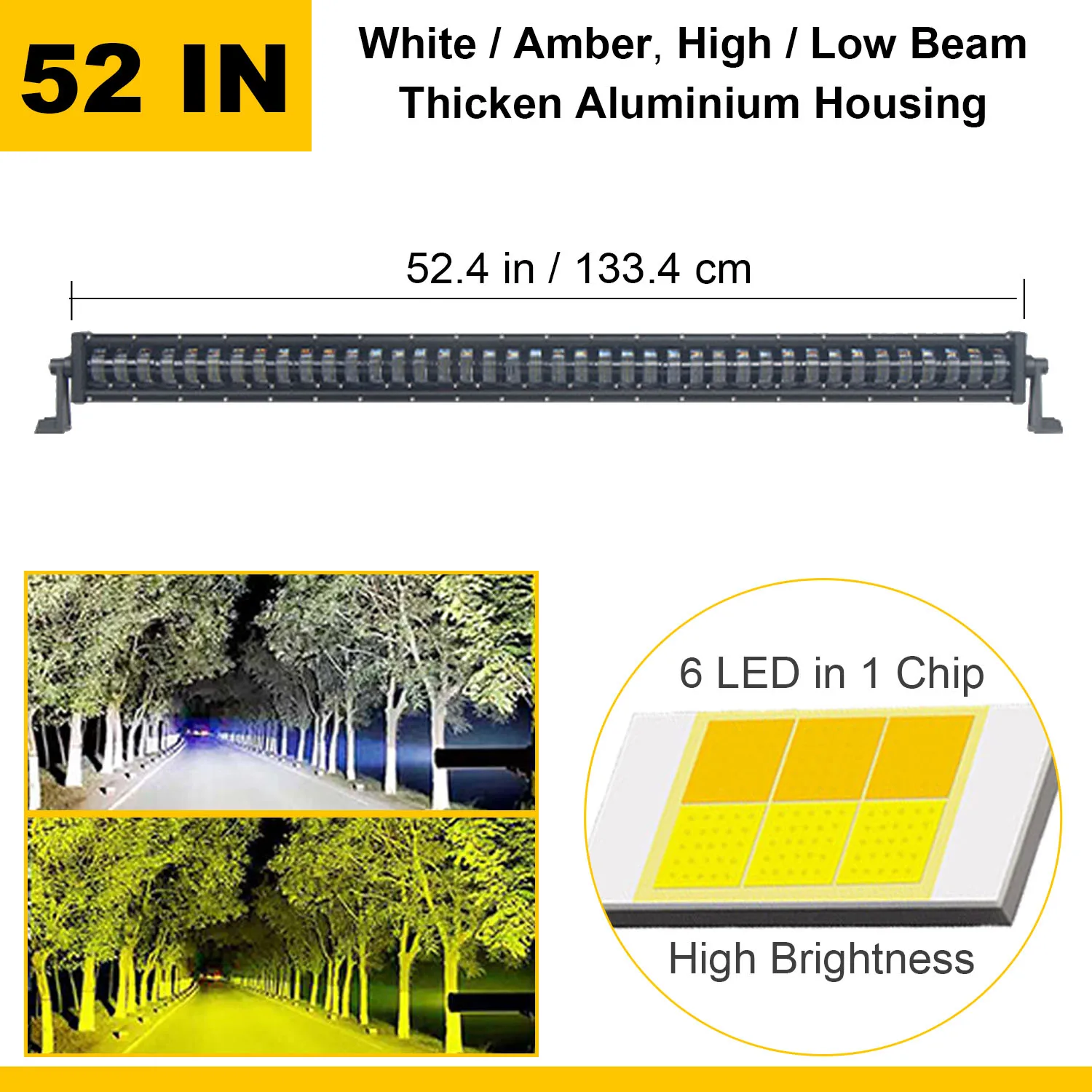 8-52-дюймовый светодиодный светильник Янтарный Белый Высокий ближний свет Сверхмощный Водонепроницаемый Вождение Внедорожная противотуманная работа Автомобиль Трактор Грузовик 4x4 Внедорожник ATV
8-52-дюймовый светодиодный светильник Янтарный Белый Высокий ближний свет Сверхмощный Водонепроницаемый Вождение Внедорожная противотуманная работа Автомобиль Трактор Грузовик 4x4 Внедорожник ATV