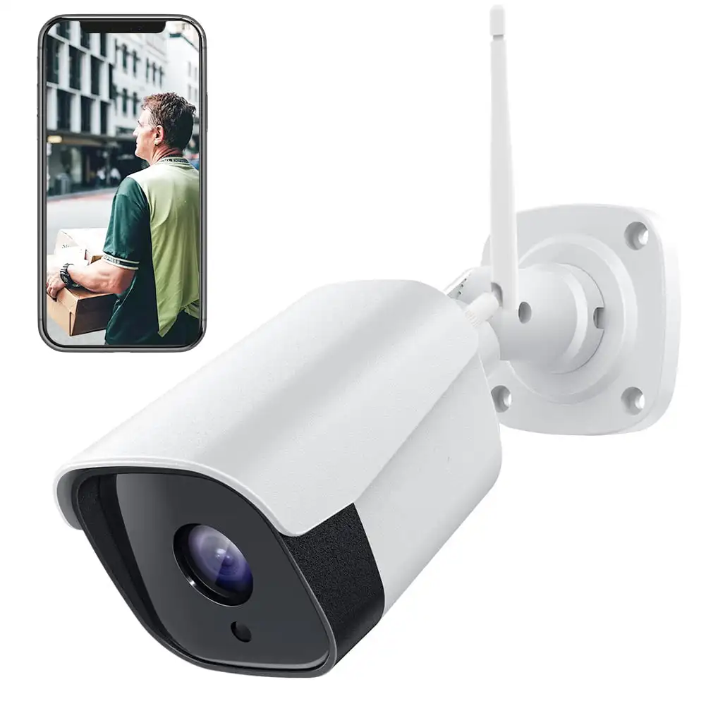 PC730 Pro наружная камера видеонаблюдения, 1080P WiFi IP-камера с датчиком движения, 2,4 ГГц WiFi наружная камера безопасности
PC730 Pro наружная камера видеонаблюдения, 1080P WiFi IP-камера с датчиком движения, 2,4 ГГц WiFi наружная камера безопасности