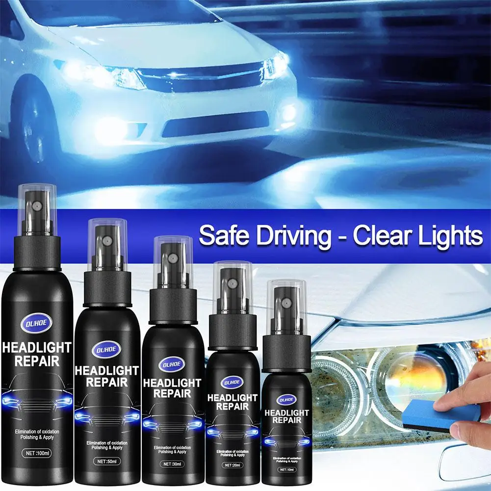100ml Car Headlight Polishing Repair Fluid Remove Vehicle Yellowing Product Spray Cleaning Automotive Refresher Scratches H7R8
100ml Car Headlight Polishing Repair Fluid Remove Vehicle Yellowing Product Spray Cleaning Automotive Refresher Scratches H7R8