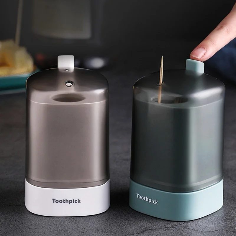 Automatic Pop-up Toothpick Holder Home Creative Dispenser Toothpick Storage Box Home Living Room Dining Room Mini Toothpicks Box
Automatic Pop-up Toothpick Holder Home Creative Dispenser Toothpick Storage Box Home Living Room Dining Room Mini Toothpicks Box