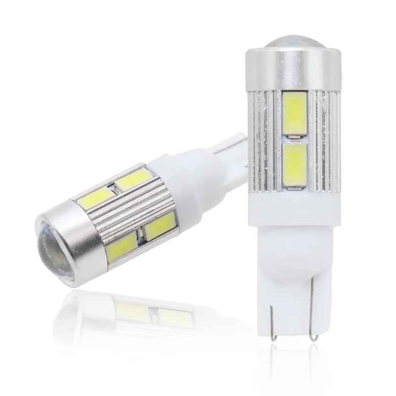 10pcs T10 LED W5W car parking light 10 SMD5630 LED W5W 2825 158 192 168 Wedge Bulb auto Dashboard Indicator Lamps DC 12V
10pcs T10 LED W5W car parking light 10 SMD5630 LED W5W 2825 158 192 168 Wedge Bulb auto Dashboard Indicator Lamps DC 12V