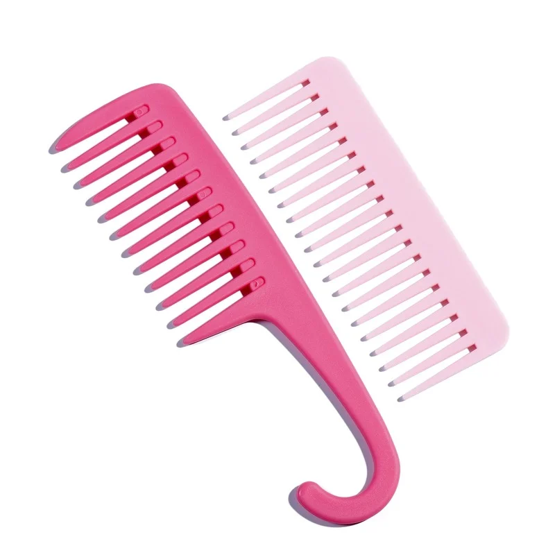 Large Wide Tooth Combs Of Hook Handle Detangling Reduce Hair Loss Comb Pro Hairdress Salon Dyeing Styling Brush Tools Hot Sale
Large Wide Tooth Combs Of Hook Handle Detangling Reduce Hair Loss Comb Pro Hairdress Salon Dyeing Styling Brush Tools Hot Sale