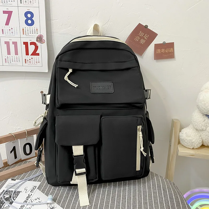 Large Capacity Canvas Black Backpack Light Simple Travel Bag Canvas Backpack Student School Bag Canvas Student Zipper Backpack
Large Capacity Canvas Black Backpack Light Simple Travel Bag Canvas Backpack Student School Bag Canvas Student Zipper Backpack