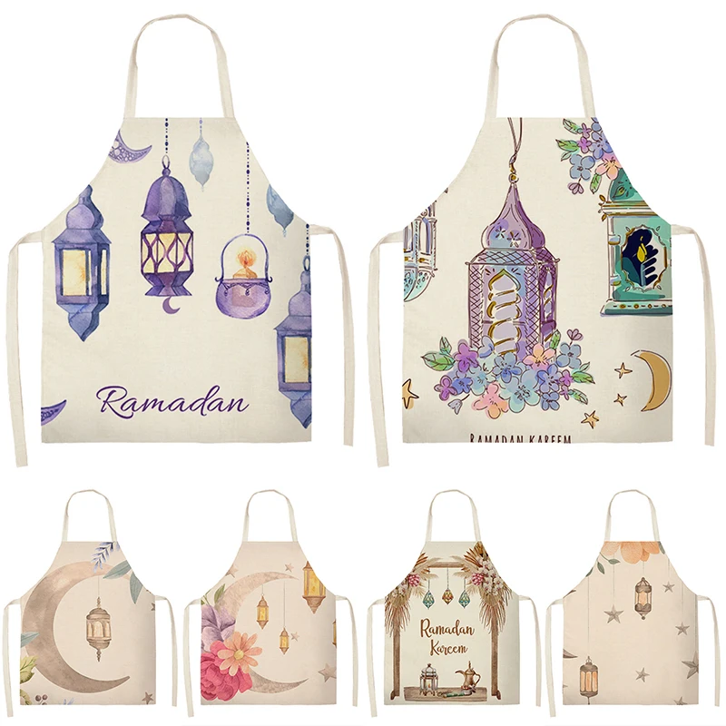Eid Mubarak Mosque Print Cotton Linen Home Cooking Baking Bib Muslim Ramadan Kareem Kitchen Apron For Women Star Crescent Decor
Eid Mubarak Mosque Print Cotton Linen Home Cooking Baking Bib Muslim Ramadan Kareem Kitchen Apron For Women Star Crescent Decor