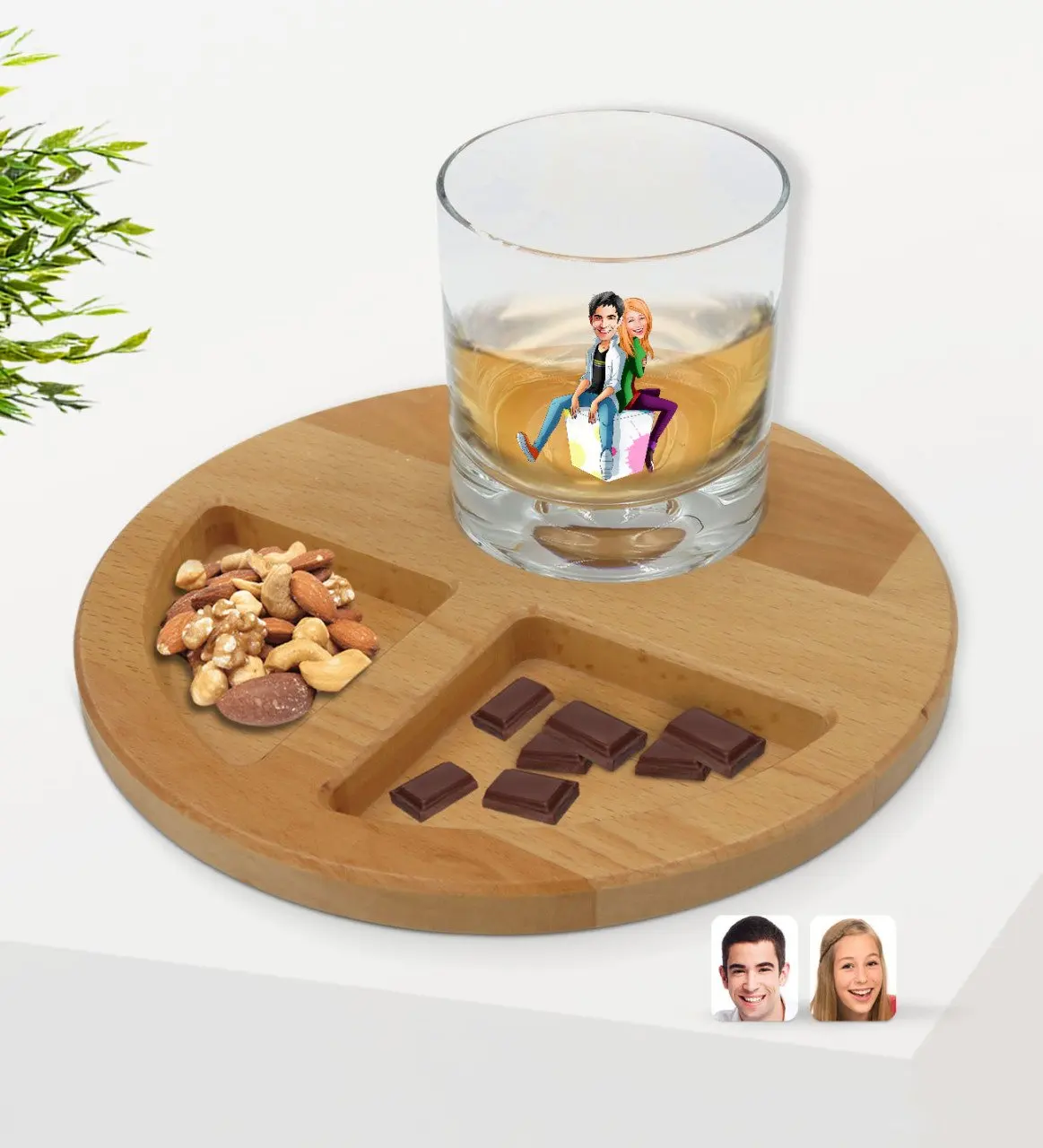 Personalized Valentine Karikatürlü Whisky Cup and Natural Solid Wood Round Presentation Tabağı Confectionary Gift Seti-35
Personalized Valentine Karikatürlü Whisky Cup and Natural Solid Wood Round Presentation Tabağı Confectionary Gift Seti-35