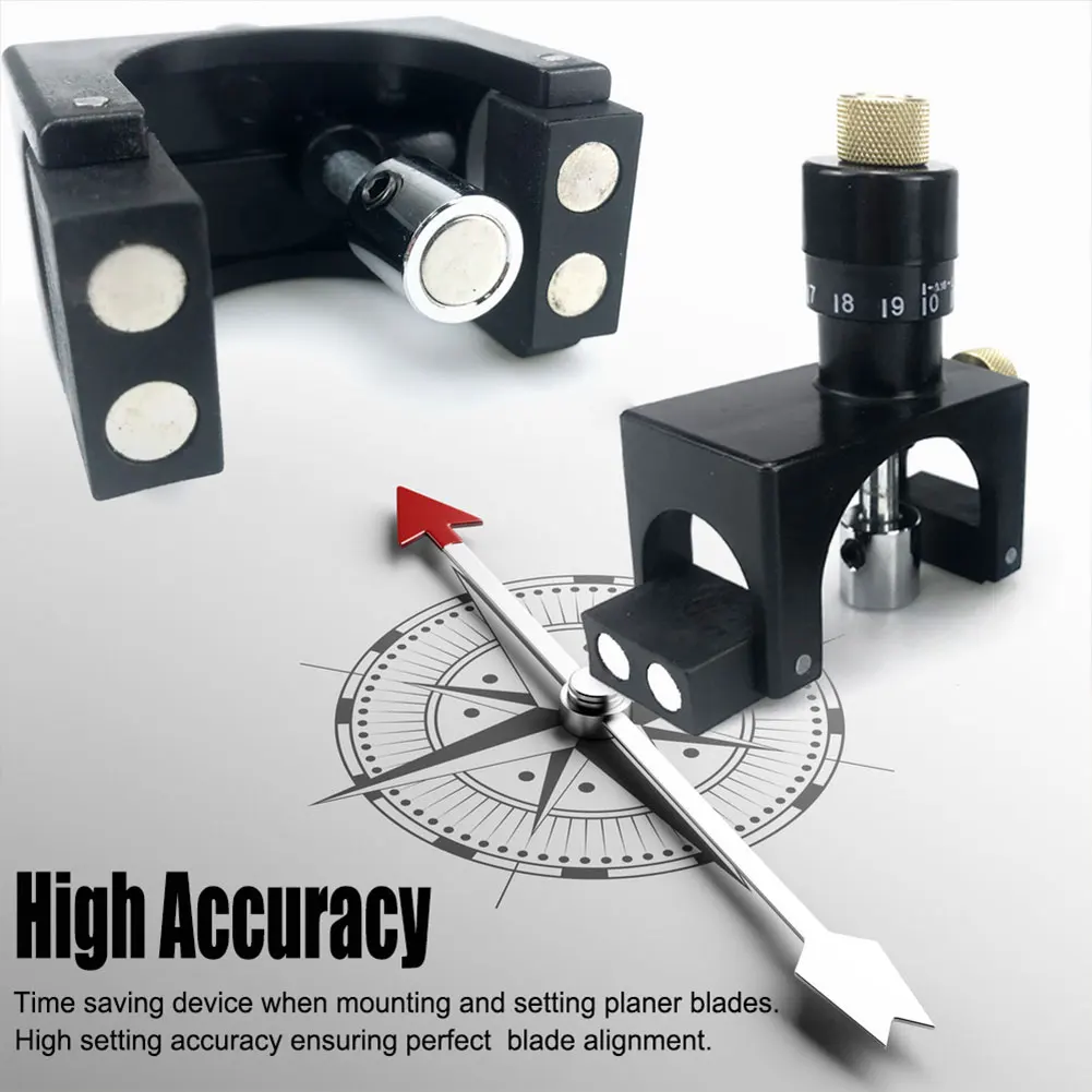 2pcs Calibrator Magnetic Adjustable Planer Blade Cutter Setting Jig Gauge Device Woodworking Tools Precise Positioning Carpentry
2pcs Calibrator Magnetic Adjustable Planer Blade Cutter Setting Jig Gauge Device Woodworking Tools Precise Positioning Carpentry