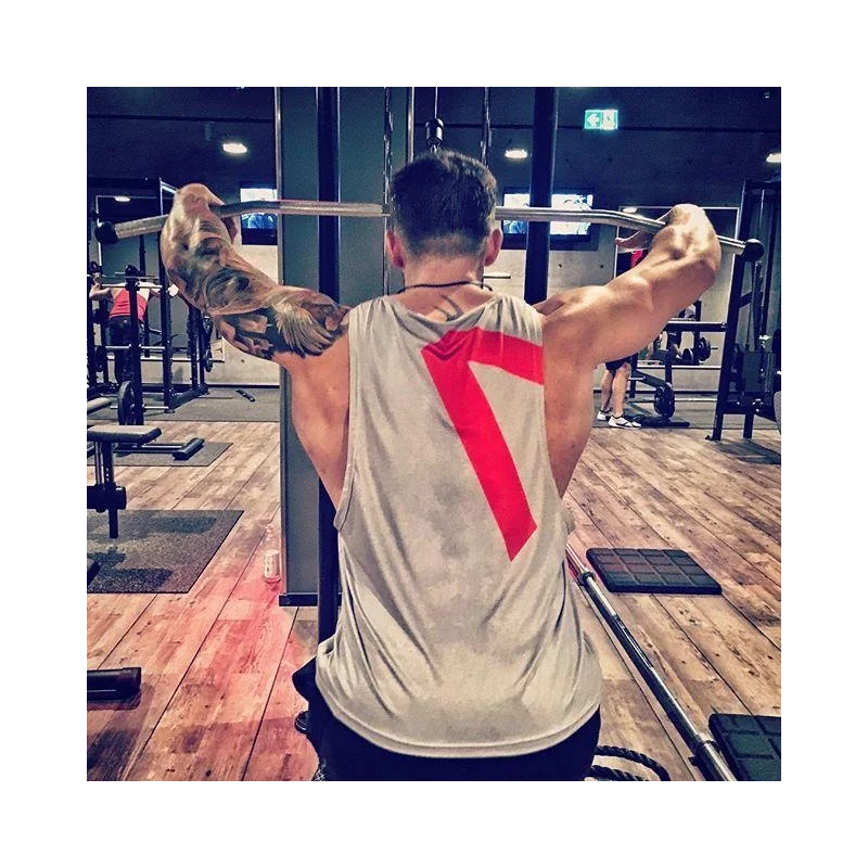 Summer New Mens Fitness Vest Running Sweat-absorbent Breathable Quick-drying Sleeveless T-shirt Loose Top -40
Summer New Mens Fitness Vest Running Sweat-absorbent Breathable Quick-drying Sleeveless T-shirt Loose Top -40