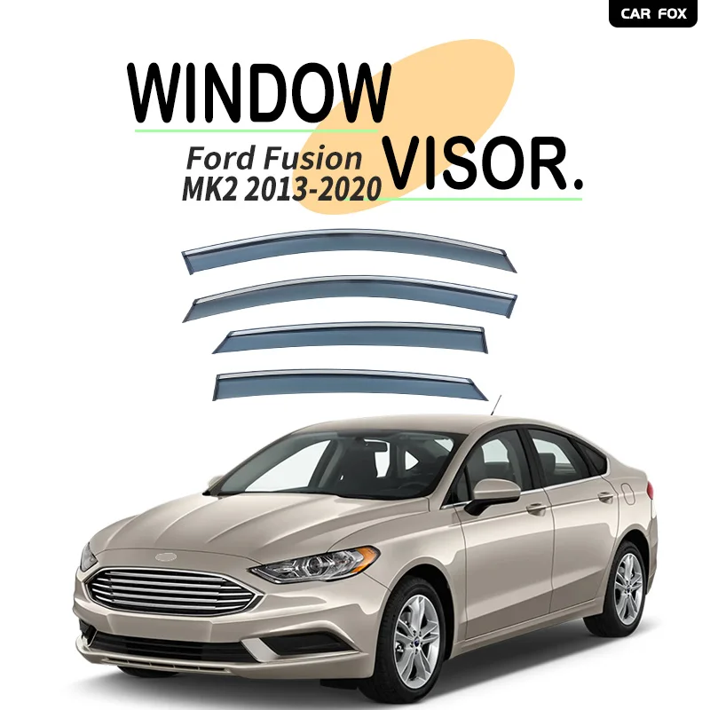 Пластиковый козырек для окна Ford Fusion MK2 2013-2020, оттенки на вентиляционное отверстие, защита от солнца, дождя, 4 шт./комплект, для Ford Fusion MK2 2013-2020
Пластиковый козырек для окна Ford Fusion MK2 2013-2020, оттенки на вентиляционное отверстие, защита от солнца, дождя, 4 шт./комплект, для Ford Fusion MK2 2013-2020