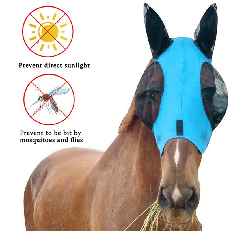 1pc Anti-Fly Mesh Equine Mask Horse Mask Stretch Bug Eye Horse Fly Mask with Covered Ears Horse Fly Mask Long Nose with Ears
1pc Anti-Fly Mesh Equine Mask Horse Mask Stretch Bug Eye Horse Fly Mask with Covered Ears Horse Fly Mask Long Nose with Ears