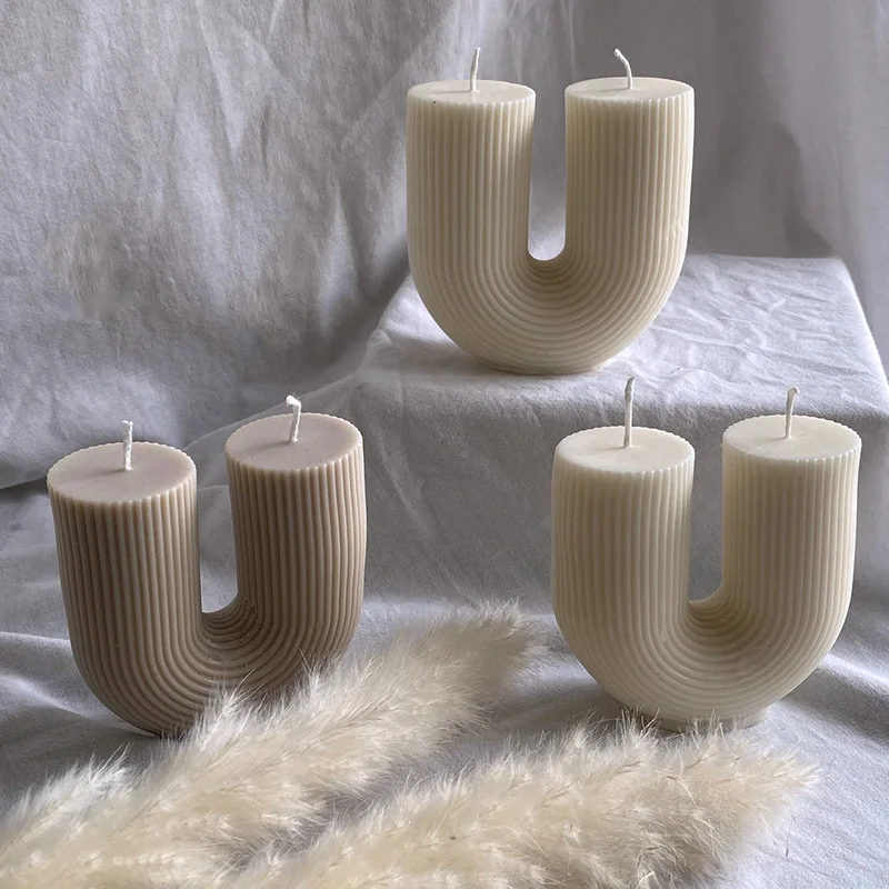 Pillar Arch Taper Curl Candle Mold Rainbow Aesthetic Ribbed U Shaped Stripe Silicone Candle Moulds Home Decor Plaster Ornament
Pillar Arch Taper Curl Candle Mold Rainbow Aesthetic Ribbed U Shaped Stripe Silicone Candle Moulds Home Decor Plaster Ornament