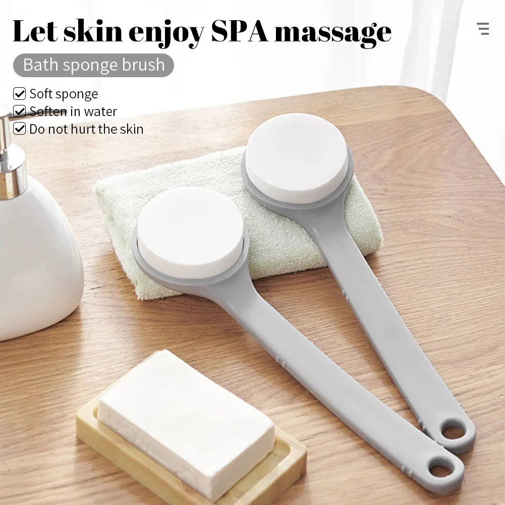 Sponge Brush With Long Handle Back Body Brush Bath Shower Scrubber Skin Exfoliating Cleaning Brush Bathing Tools
Sponge Brush With Long Handle Back Body Brush Bath Shower Scrubber Skin Exfoliating Cleaning Brush Bathing Tools