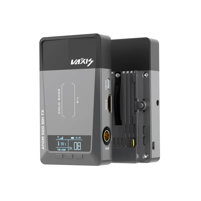 Vaxis ATOM 500 SDI HD-MI Беспроводная система передачи 1080P HD фото видео передатчик приемник VS Hollyland mars 400S
Vaxis ATOM 500 SDI HD-MI Беспроводная система передачи 1080P HD фото видео передатчик приемник VS Hollyland mars 400S
