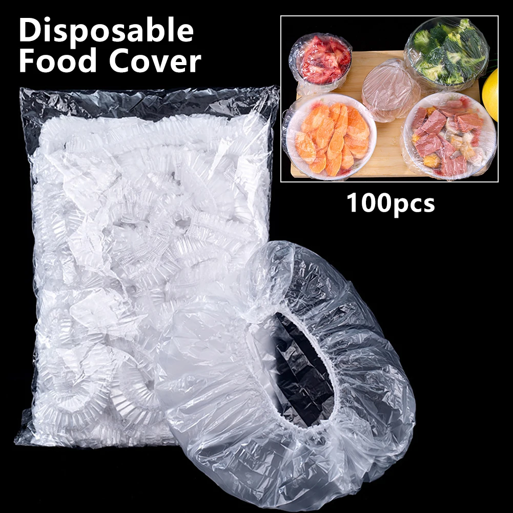 100pcs Disposable Food Cover Elastic Food Lids Plastic Wrap For Fruit Bowl Cups Kitchen Storage Fresh Keeping Saver Bag
100pcs Disposable Food Cover Elastic Food Lids Plastic Wrap For Fruit Bowl Cups Kitchen Storage Fresh Keeping Saver Bag